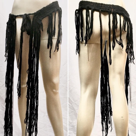 Patrizia Pepe Accessories - Vtg Y2K Patrizia Pepe fringe chain statement belt